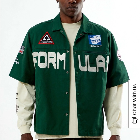 Formula 1 x PacSun Ground Effect Button up Shirt - Picture 1 of 9